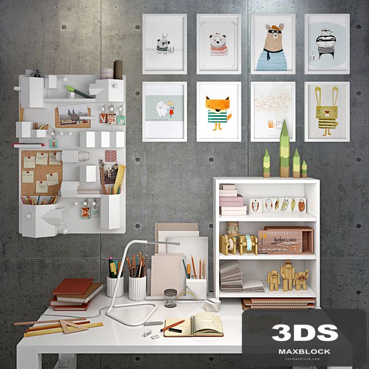 Decorative set of stationery