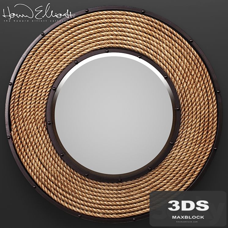 Howard Elliott South Hampton, marine, metal, round, rope, rust, rope, eco style