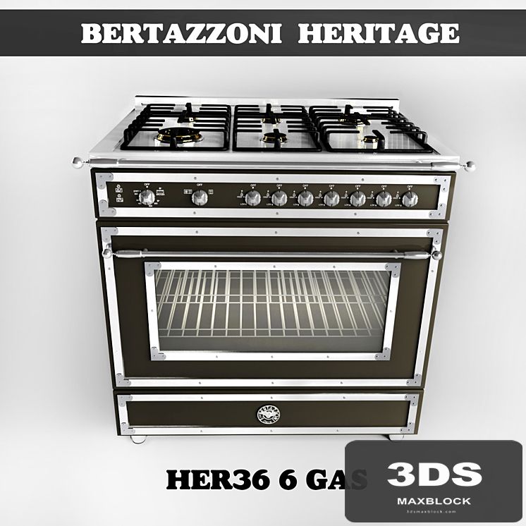 Bertazzoni Heritage HER36_6_GAS NE