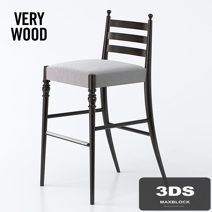 CENTURY 16 Upholstered counter stool