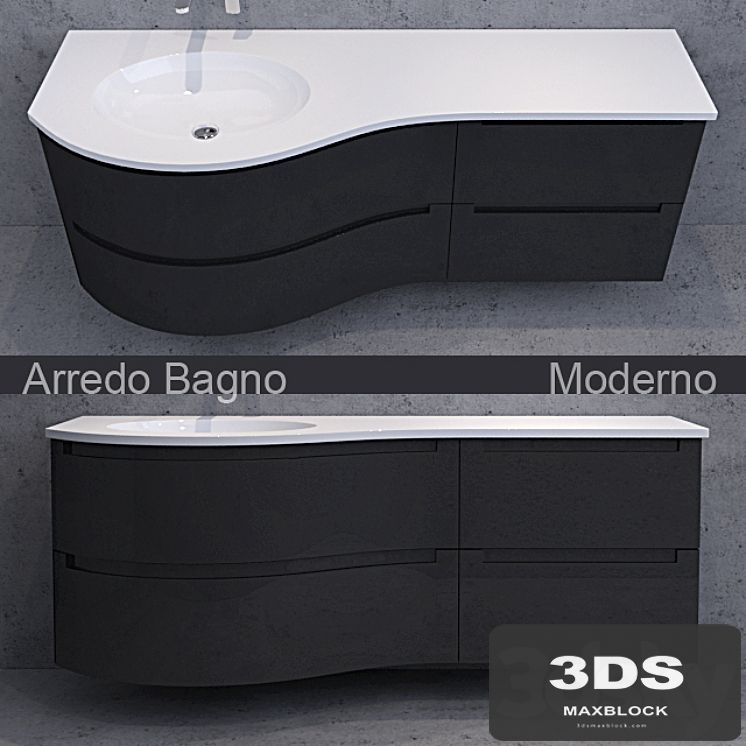 Vanity washbasin Arredo Bagno Moderno