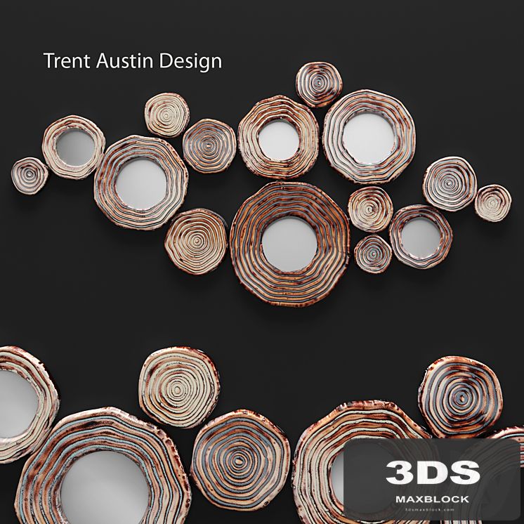 Circle Cluster Wall Decor, copper, patina, copper decor, disk, wall decor, round, art, painting