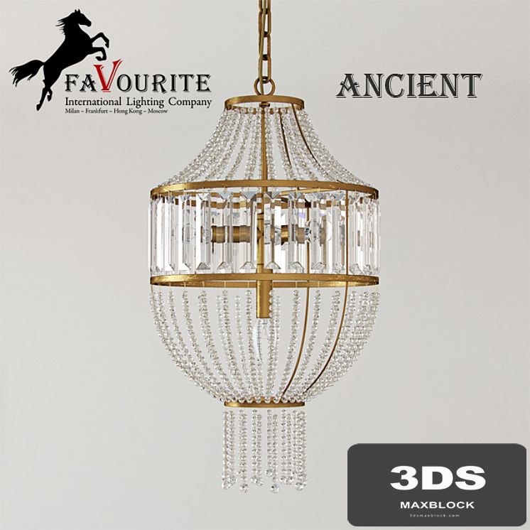 Crystal chandelier Favourite 1086-4P Ancient