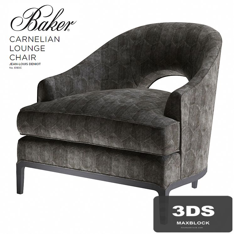 Baker CARNELIAN LOUNGE CHAIR 6180C