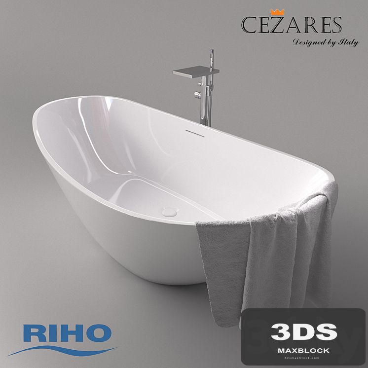 Bath Riho Granada & mixer Cezares Cascado