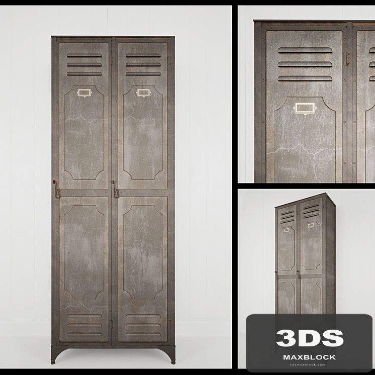 Industrial Vintage Gym Locker