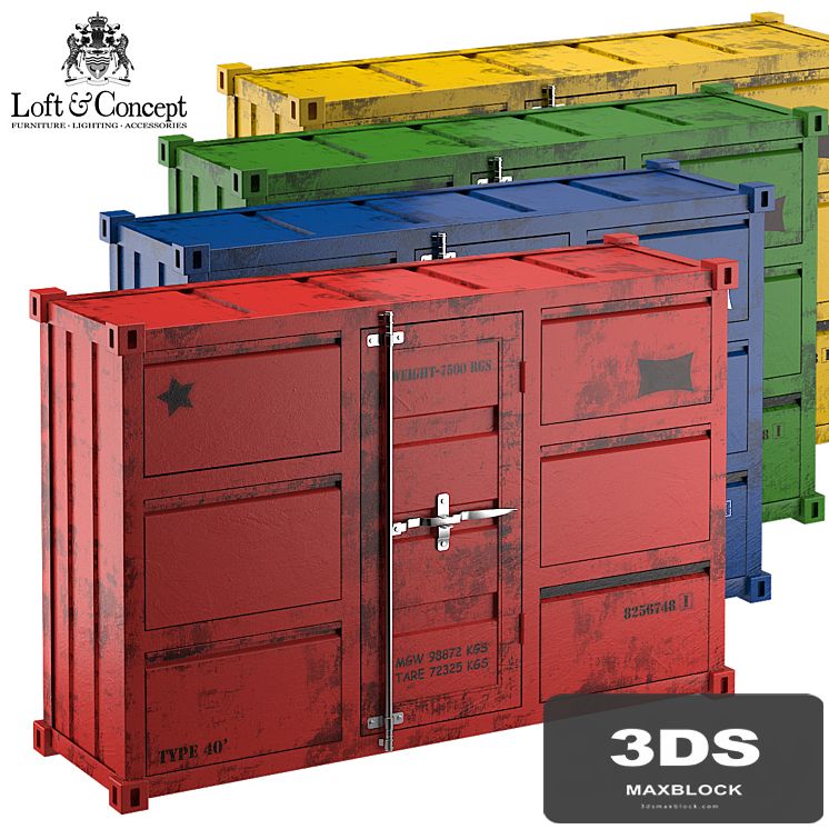 CARLINGUE Sea Container 4 colors