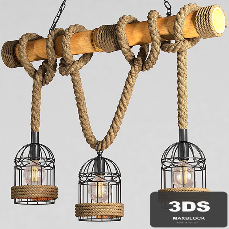 Chandelier Loft Rope Chandelier