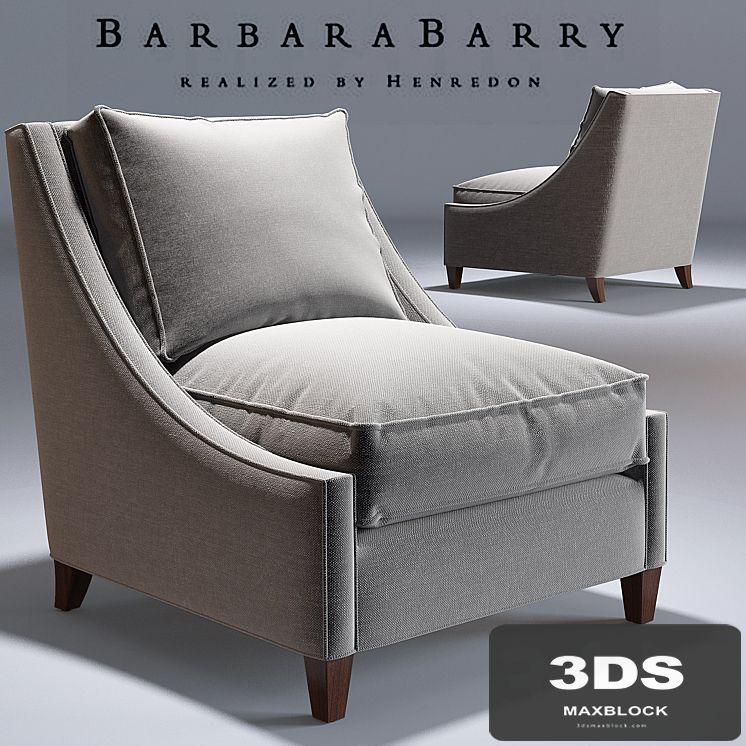 Barbara Barry _Curved Back Lounge Chair_No. 883-33 _Occasional Chair