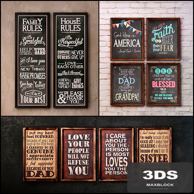 The picture in the frame: 21 pieces (89 collection)