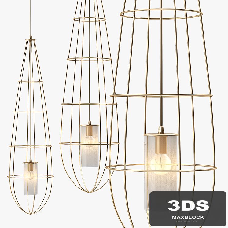 Hamilton Conte Zeppelin Pendant Light
