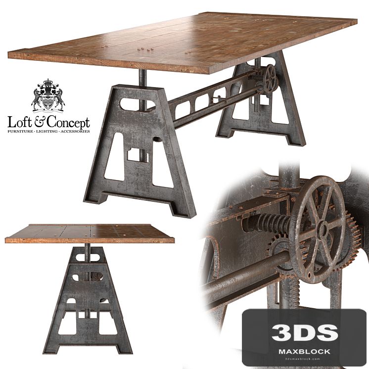 GARIBALDI Dining Table Industrial