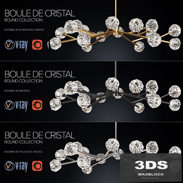 RH / BOULE DE CRISTAL ROUND COLLECTION 60