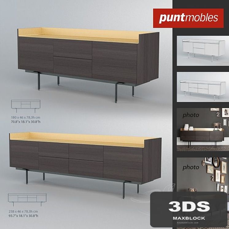 Punt Mobles / Stockholm Sideboard