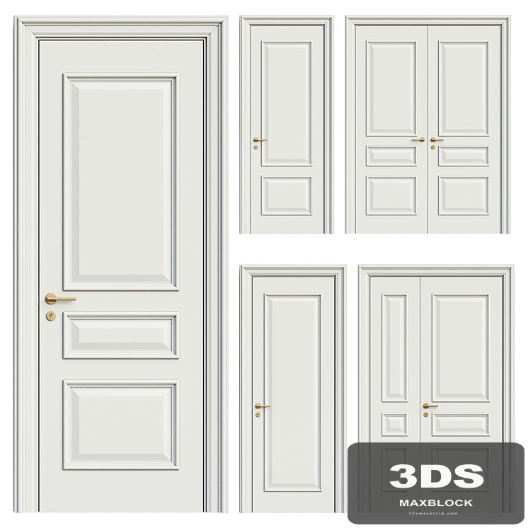 Classic double door - interior door 139 - Entrance