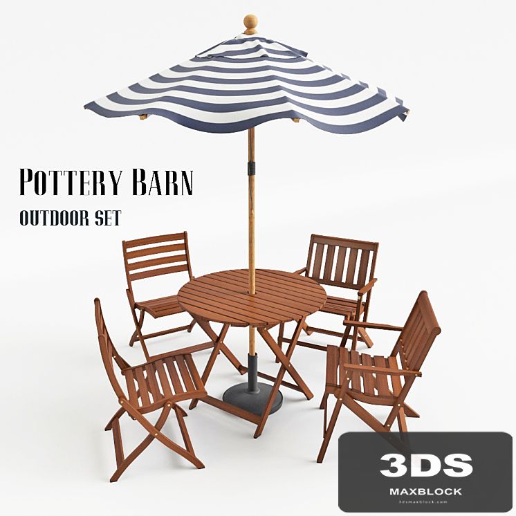 Pottery Barn Outdoor Set