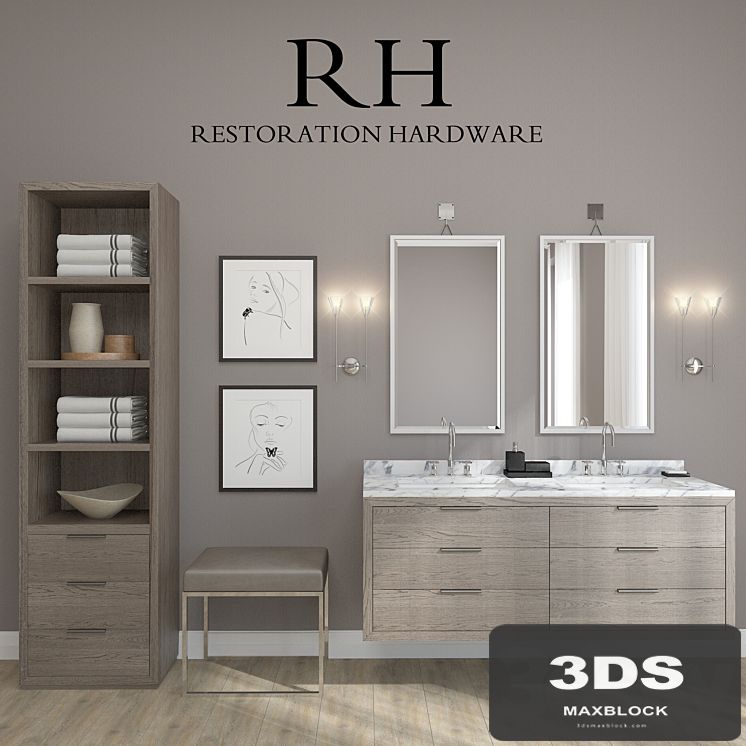RH Machinto floating vessel vanity sink