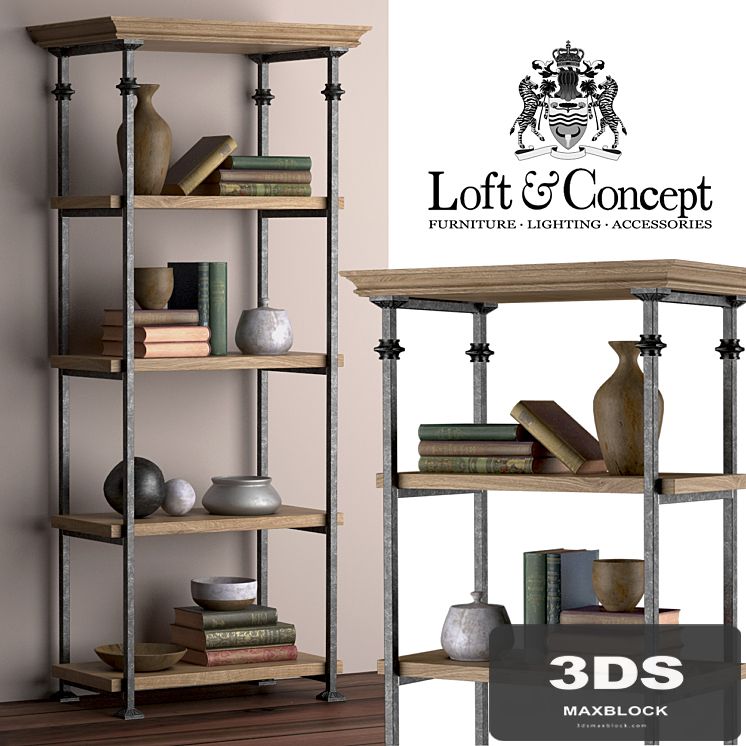 RETRO OAK RACK