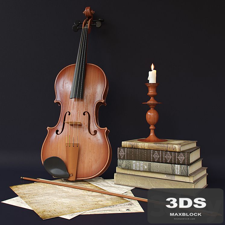 Decorative set of "Violin"