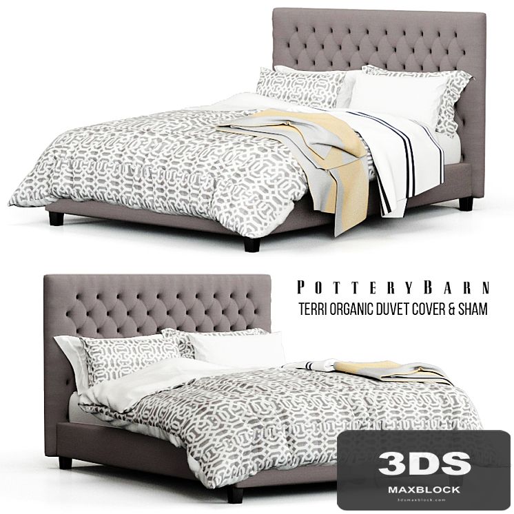Pottery Barn TERRI ORGANIC DUVET COVER &amp; SHAM