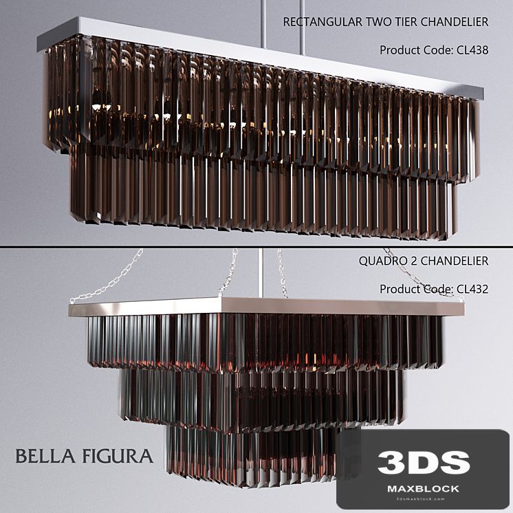 Bella Figura 2 pendants (vray, corona)