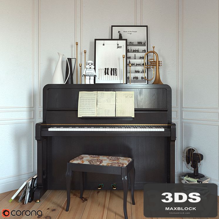 The piano and flugelhorn