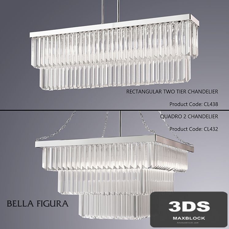 Bella Figura 2 pendants (vray, corona)