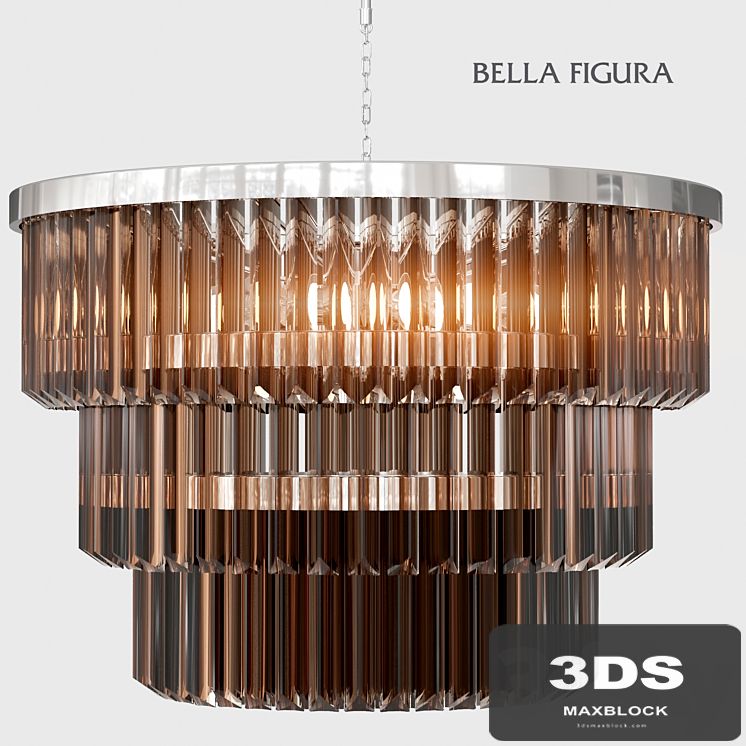THREE TIER DRUM CHANDELIER (vray + corona)