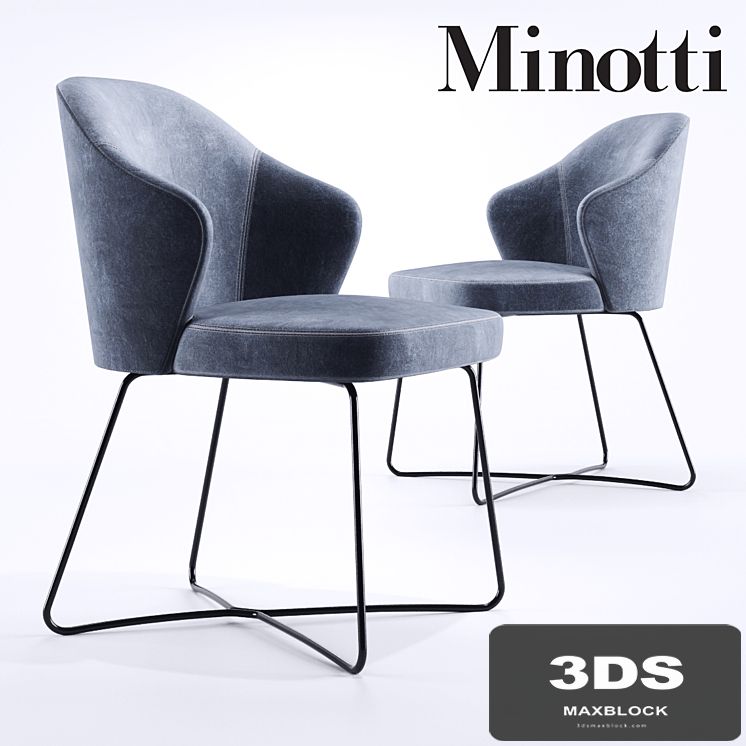 Minotti Leslie Steel Base