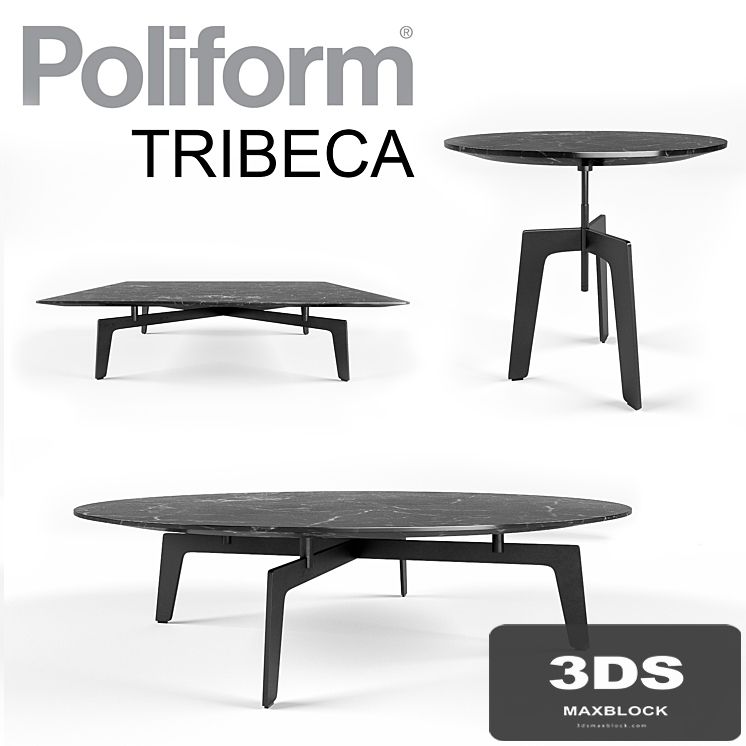 Poliform Tribeca Table Set x 3