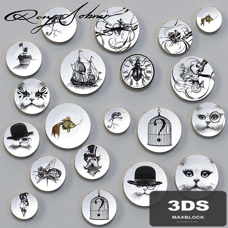 Decorative plates Rory Dobner Perfect Plates decoration set