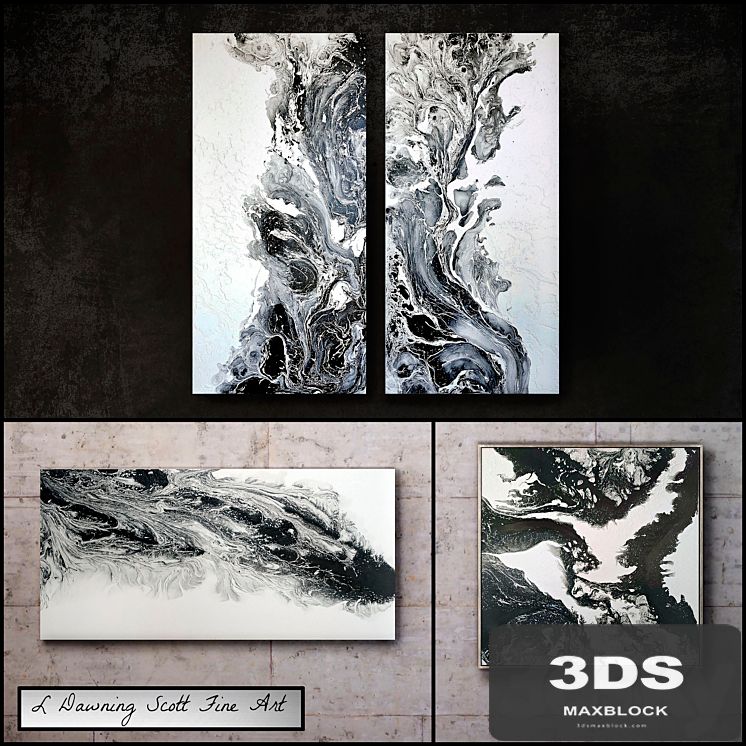 L Dawning Scott Fine Art - set 1