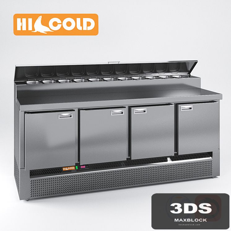 Table refrigerated pizzafied HiCold, set GN 1111, GNE 1, GN 11, GN 111