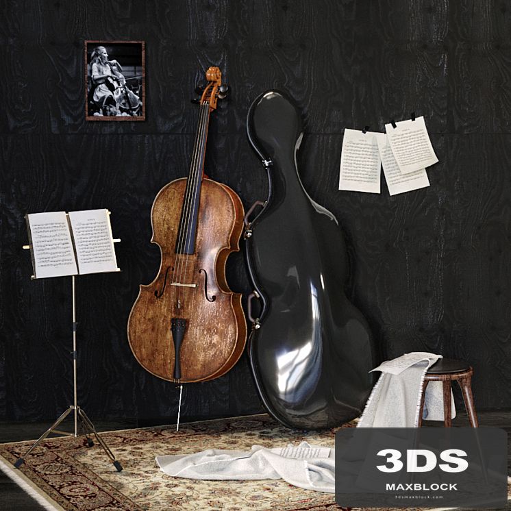 Music Set With Cello