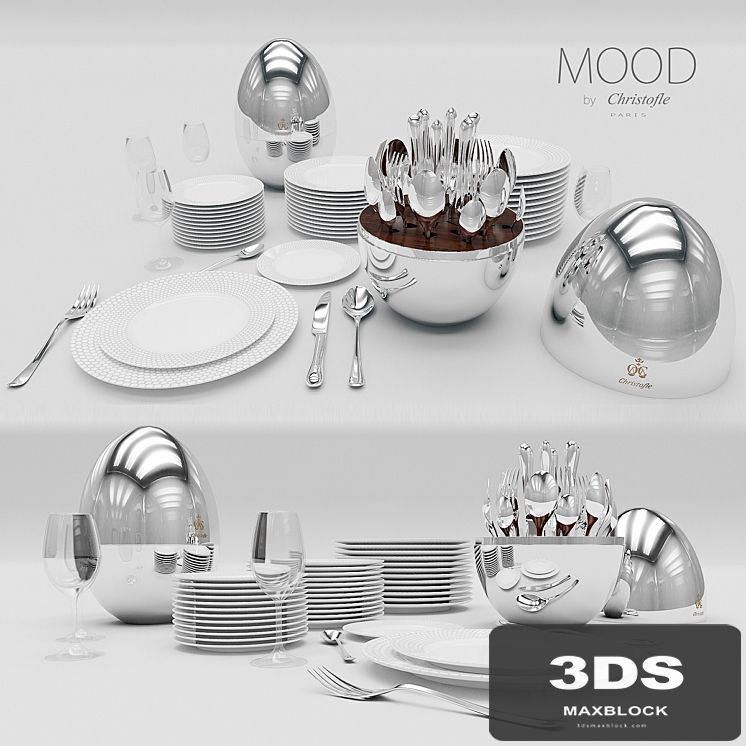 A set of cutlery MOOD by Christofle