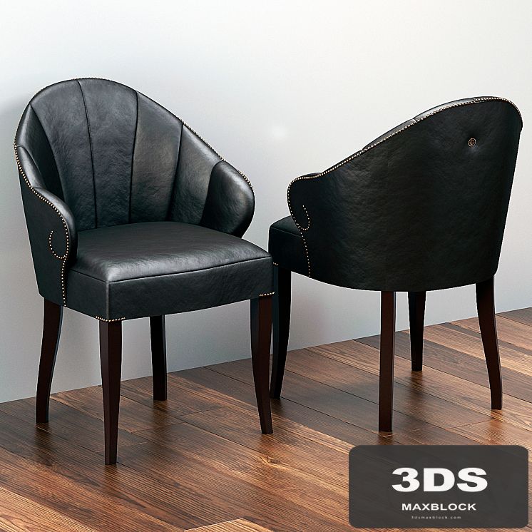 Design chairs with shaped armrests and cloves S07
