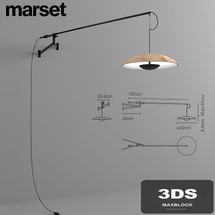 Wall lamp Marset Ginger A XL 42