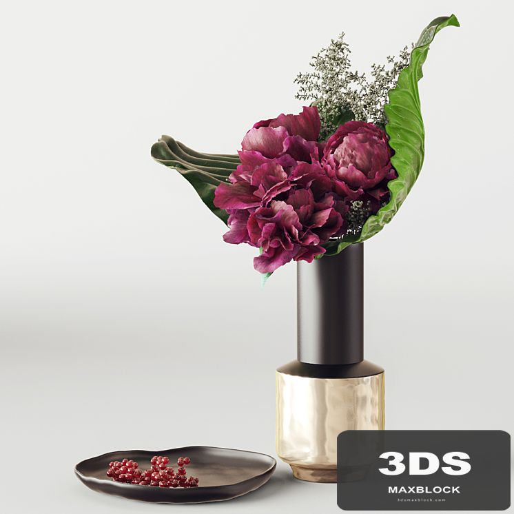 KARE Vase Largo and Organic Plate