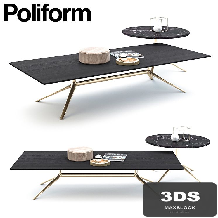 POLIFORM MONDRIAN COFFEE TABLE