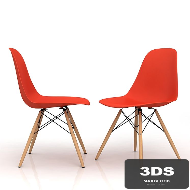 Vitra Eames Plastic Side Chair DSW