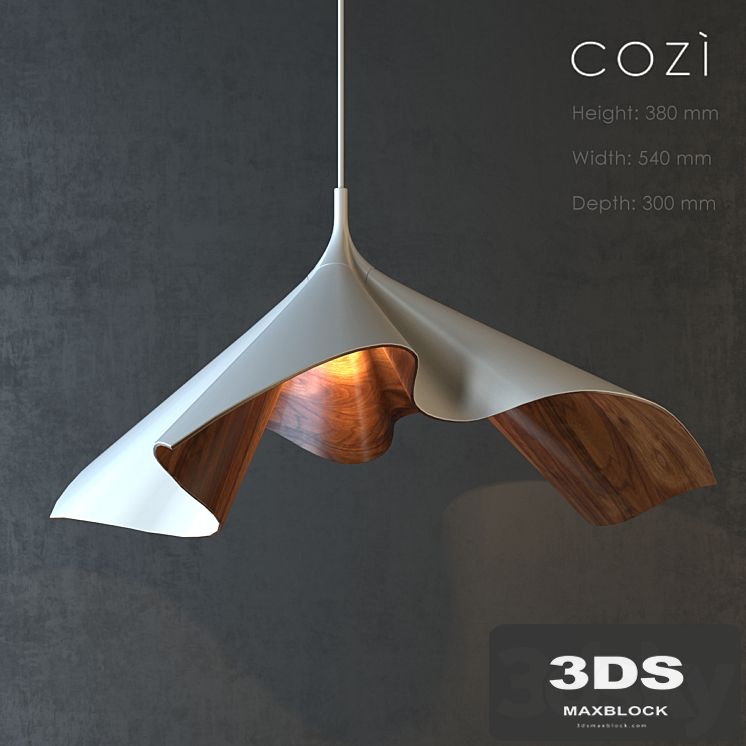 COZI Bloom Light Pendant white