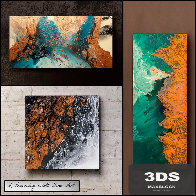 L Dawning Scott Fine Art - set 4