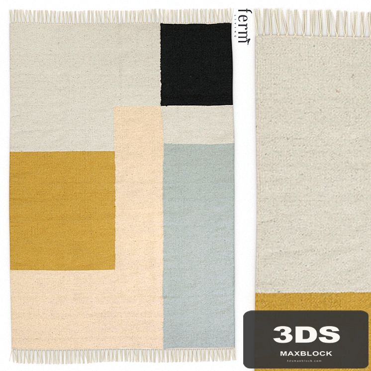 Rug Ferm Living Kelim Squares Rug