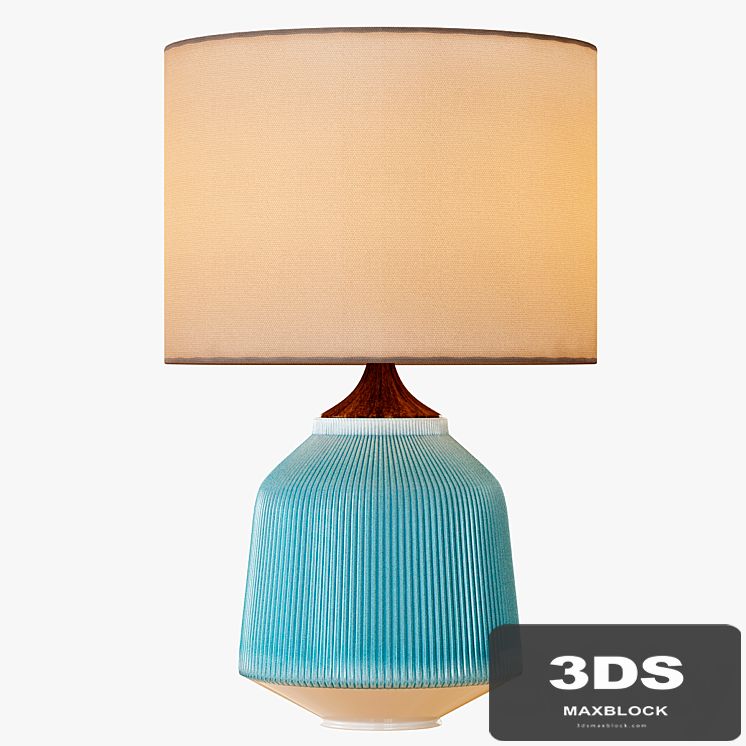 Roar + Rabbit Ripple Ceramic Table Lamp