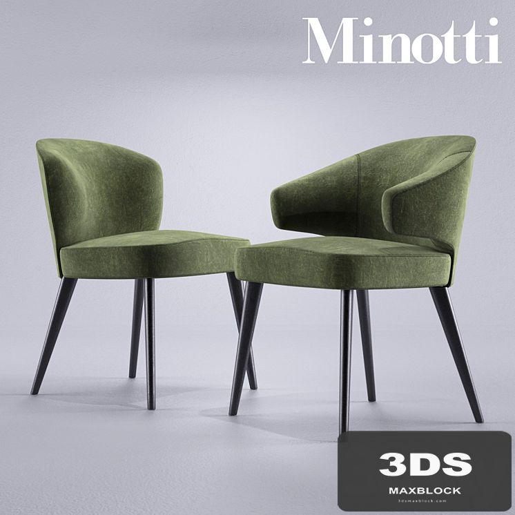 Minotti Aston Dining chairs Poltroncina