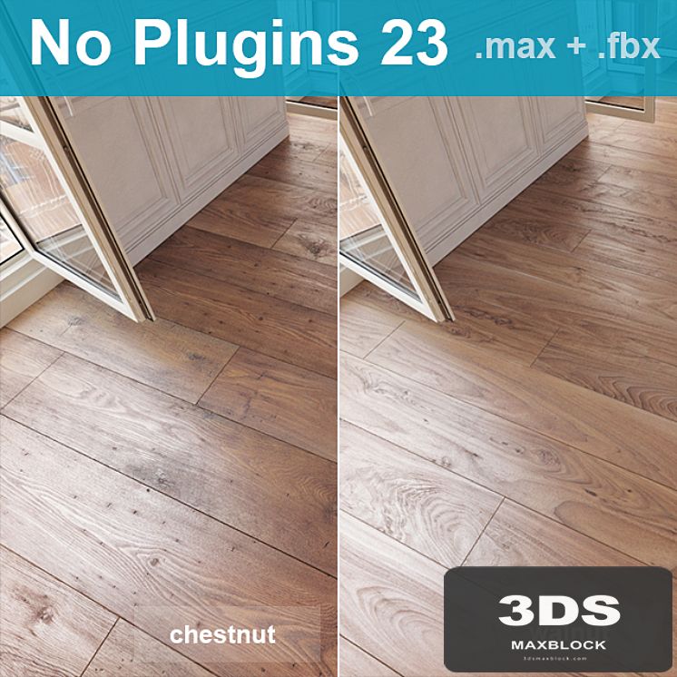 Parquet 23 (2 species, without the use of plug-ins)