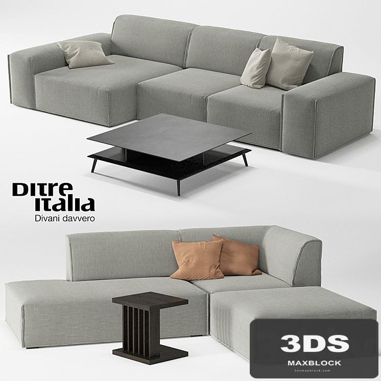 Sofas and armchair Ditre Italia MONOLITH