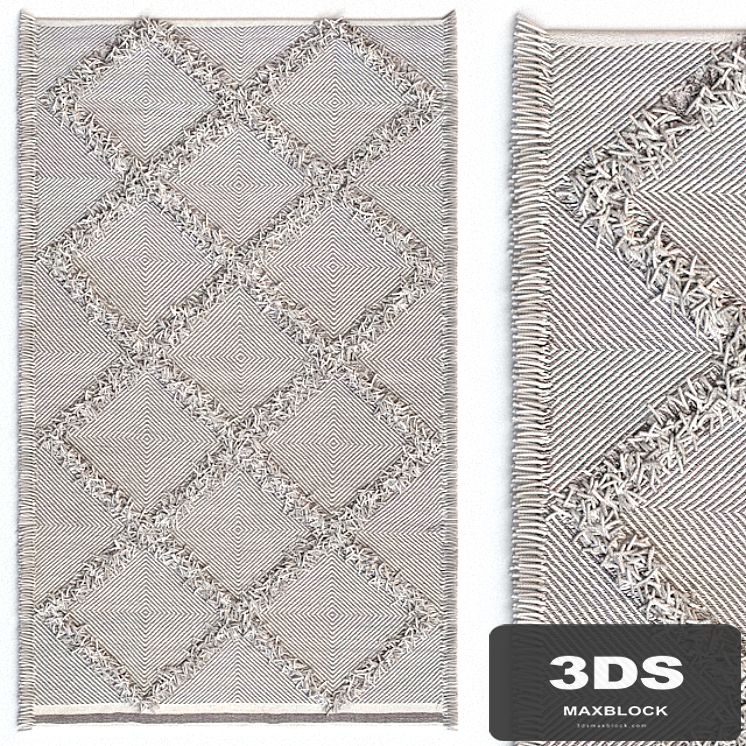 Carpet nuLOOM Devon Diamond Trellis Tassel Shag Rug