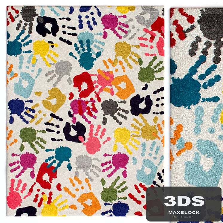 Carpet nuLOOM Pinkie Handprint Rug