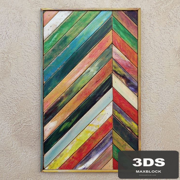Panels wall wooden